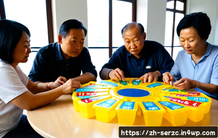 커뮤니티 내 다양한 의견 반영하는 시스템 구축 - Photorealistic community workshop in a bright modern neighborhood center, diverse adults and seniors...